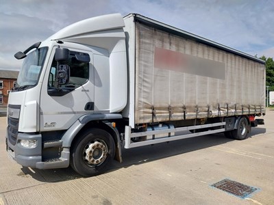 Lot 8 - 2016 (66 Plate) DAF LF 250 18T Rigid Curtainside Euro 6