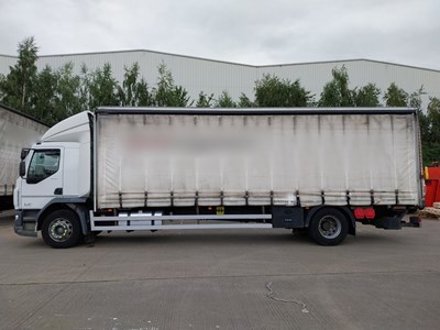 Lot 6 - 2017 (66 Plate) DAF LF 250 Rigid Curtainside Euro 6