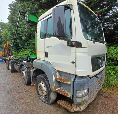 Lot 23 - 2010 (60 Plate) MAN TGS Hookloader 32.360 8X4 BB Euro 5