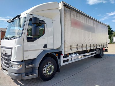 Lot 2 - 2017 (66 Plate) DAF LF 250 Rigid Curtainside Euro 6