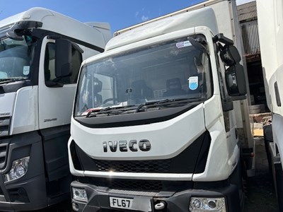 Lot 40 - 2017 (67 Plate) Iveco 75.160E Box Euro 6 NON RUNNER