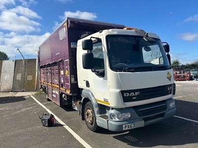 Lot 32 - 2013 (63 Plate) DAF LF 45.210 Recycling Vehicle Euro 5