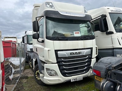 Lot 61 - 2018 DAF CF 480 FTG 6x2 Tractor Unit Euro 6 NON RUNNER