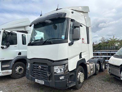 Lot 83 - 2019 (69 Plate) Renault T480 DTI13 6x2 Tractor Unit NON RUNNER Euro 6