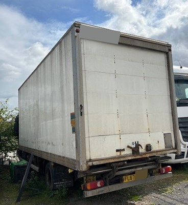Lot 74 - 2017 (67 Plate) Iveco Eurocargo 75E16S S-A Rigid Box Euro 6 NON RUNNER