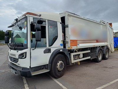 Lot 11 - 2017 (66 Plate) Dennis Elite 6 6x4 26000KG Refuse Vehicle Euro 6