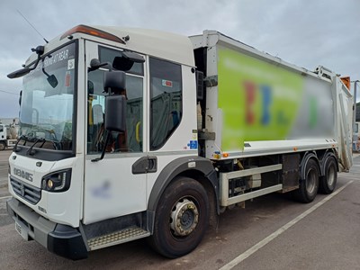 Lot 9 - 2017 (66 Plate) Dennis Elite 6 6x4 26000KG Refuse Vehicle Euro 6