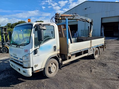 Lot 54 - 2014 Isuzu Forward N75.190 4x2 Dropside Brick Grab Euro 5