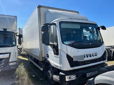 Lot 13 - 2017 (67 Plate) Iveco Eurocargo Rigid Box 75E16S S-A Euro 6