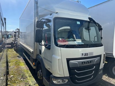 Lot 14 - 2019 (69 Plate) DAF LF 180 Rigid Box Euro 6