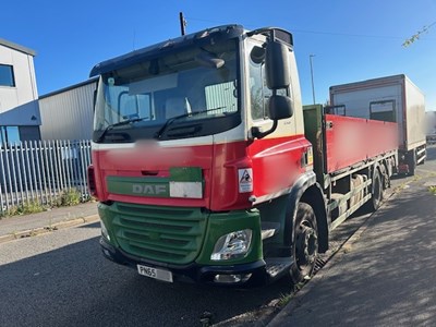 Lot 1 - 2015 (65 Plate) DAF CF 290 FAN 6x2 Dropside Euro 6