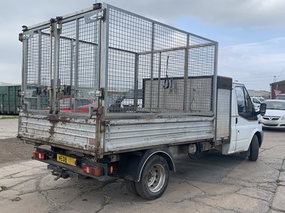 Lot 8 - 2008 Ford Transit T350 Cage Tipper Euro 4