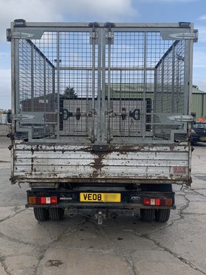 Lot 8 - 2008 Ford Transit T350 Cage Tipper Euro 4