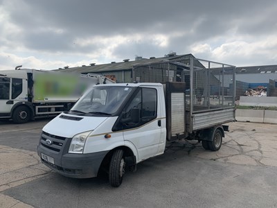 Lot 8 - 2008 Ford Transit T350 Cage Tipper Euro 4