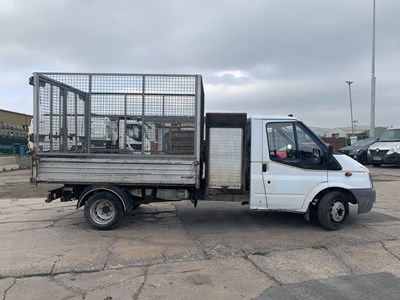 Lot 8 - 2008 Ford Transit T350 Cage Tipper Euro 4