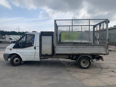 Lot 8 - 2008 Ford Transit T350 Cage Tipper Euro 4