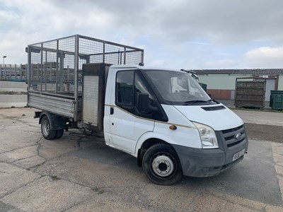 Lot 8 - 2008 Ford Transit T350 Cage Tipper Euro 4