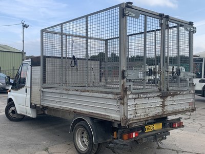 Lot 8 - 2008 Ford Transit T350 Cage Tipper Euro 4