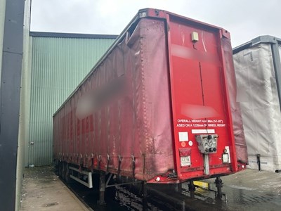 Lot 24 - 2008 Samro Curtainside Trailer