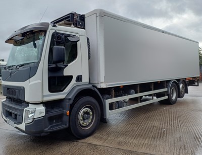 Lot 14 - 2017 (67 Plate) Volvo FE 6x4 Rigid Fridge Body Euro 6