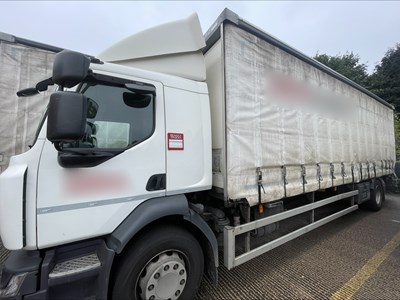 Lot 3 - 2018 (68 Plate) Renault D18 4x2 Rigid Curtainside Euro 6