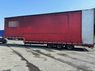 Lot 33 - 2014 Cartwright Double Deck Step Frame Curtainside Trailer