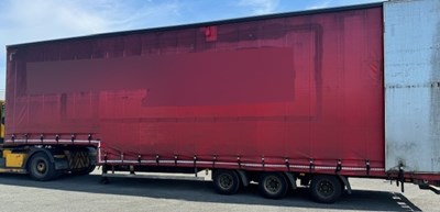 Lot 27 - 2014 Cartwright Double Deck Step Frame Curtainside Trailer