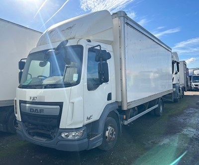 Lot 47 - 2017 (67 plate) DAF LF 150 Rigid Box NON RUNNER Euro 6