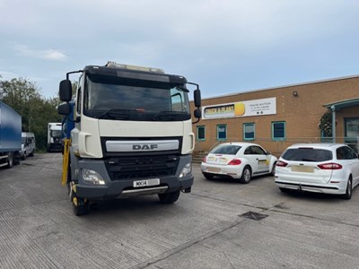 Lot 2 - 2014 DAF CF 400 8x4 Rigid Tipper Grab Euro 6