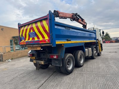 Lot 2 - 2014 DAF CF 400 8x4 Rigid Tipper Grab Euro 6