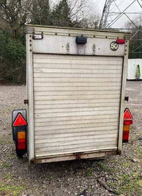 Lot 38 - Box Trailer with Roller Shutter Doors