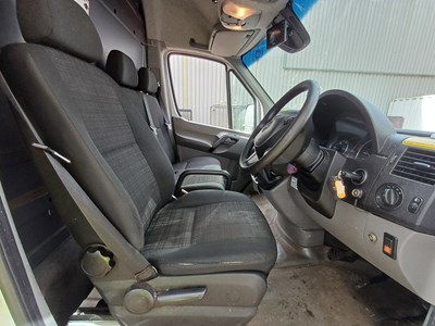 Lot 13 - 2017 Mercedes Sprinter 513 CDI 4x2 panel van with cherry picker Versalift boom Euro 6