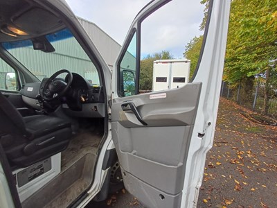 Lot 13 - 2017 Mercedes Sprinter 513 CDI 4x2 panel van with cherry picker Versalift boom Euro 6