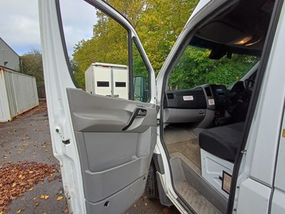 Lot 13 - 2017 Mercedes Sprinter 513 CDI 4x2 panel van with cherry picker Versalift boom Euro 6