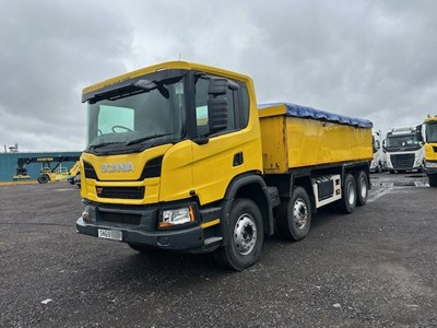 Lot 34 - 2018 (68 Plate) Scania P410 XT 8x4 Tipper Euro 6