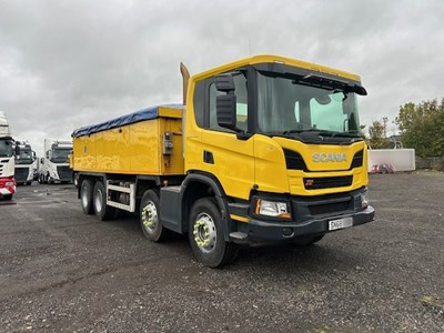 Lot 24 - 2018 (68 Plate) Scania P410 XT 8x4 Tipper Euro 6