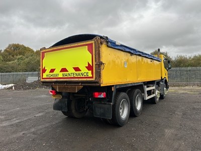 Lot 24 - 2018 (68 Plate) Scania P410 XT 8x4 Tipper Euro 6