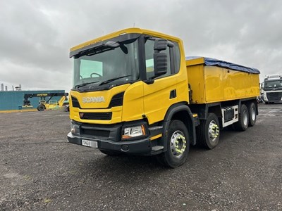 Lot 24 - 2018 (68 Plate) Scania P410 XT 8x4 Tipper Euro 6
