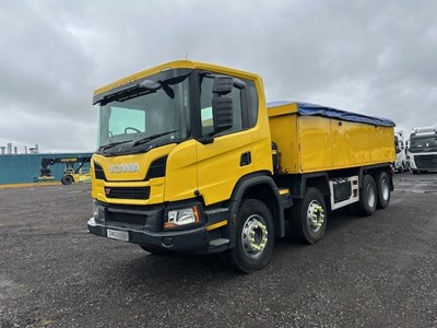 Lot 24 - 2018 (68 Plate) Scania P410 XT 8x4 Tipper Euro 6
