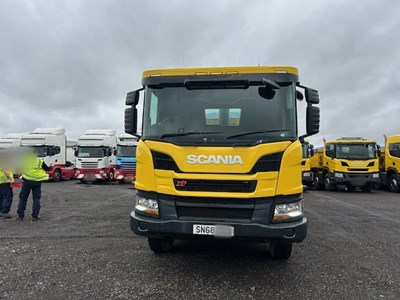 Lot 24 - 2018 (68 Plate) Scania P410 XT 8x4 Tipper Euro 6