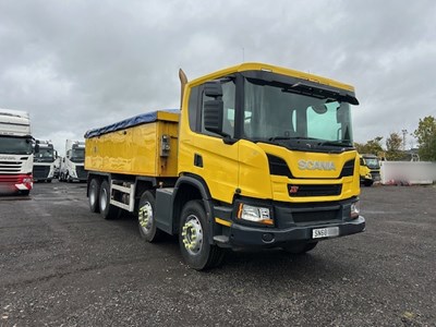 Lot 24 - 2018 (68 Plate) Scania P410 XT 8x4 Tipper Euro 6