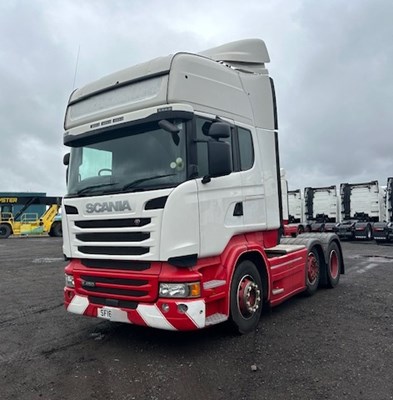 Lot 25 - 2016 Scania R450 6x2 Tractor Unit Euro 6