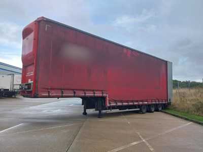 Lot 49 - 2014 Cartwright Double Deck Step Frame Curtainside Trailer