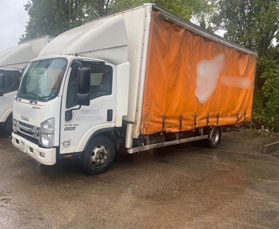 Lot 28 - 2019 Isuzu Forward N75.190 Rigid Curtainside Euro 6