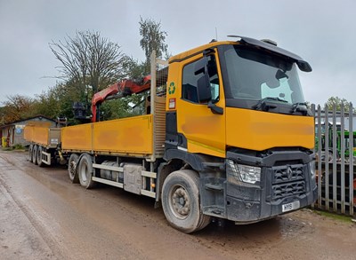 Lot 36 - 2019 Renault Trucks C460 26T 6x2 Rigid Dropside Euro 6