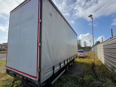 Lot 37 - Truck & Trailer 182ATTC 16000 Kg Tandem Axle Curtainside