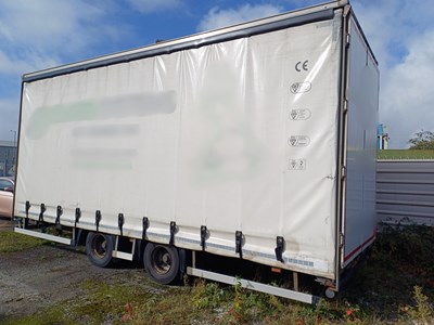 Lot 37 - Truck & Trailer 182ATTC 16000 Kg Tandem Axle Curtainside