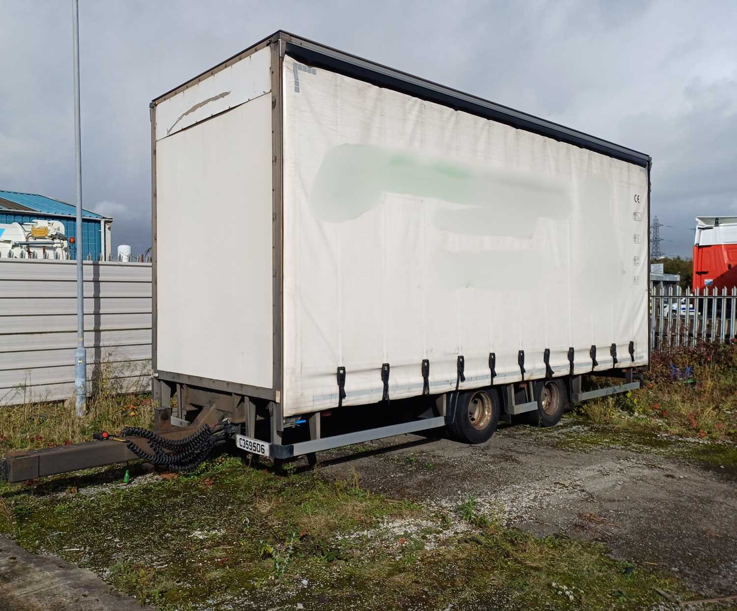 Lot 37 - Truck & Trailer 182ATTC 16000 Kg Tandem Axle Curtainside