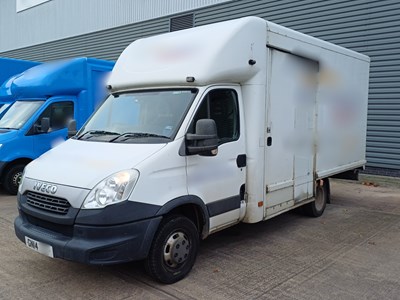 Lot 10 - 2014 Iveco Daily 50C15 Luton Van Euro 5