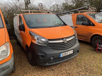 Lot 26 - 2014 (64 plate) Vauxhall Vivaro Non Runner Euro 5b